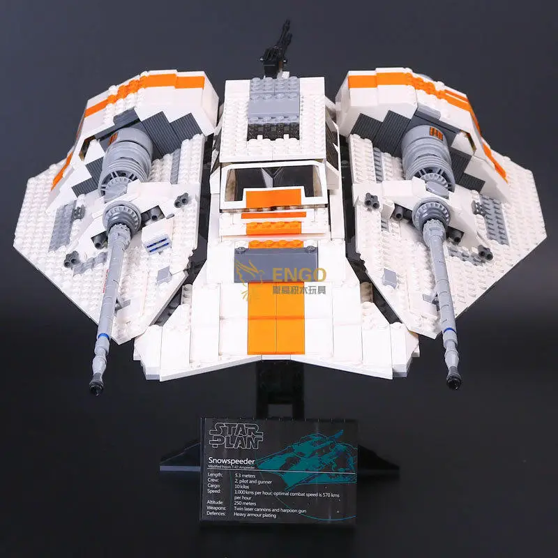 

HiLePin Building Blocks 05084 Snowspeeder Modell 1703 Pcs Compatible 10129 technic Children toys bricks Christmas Gift 4px To DE