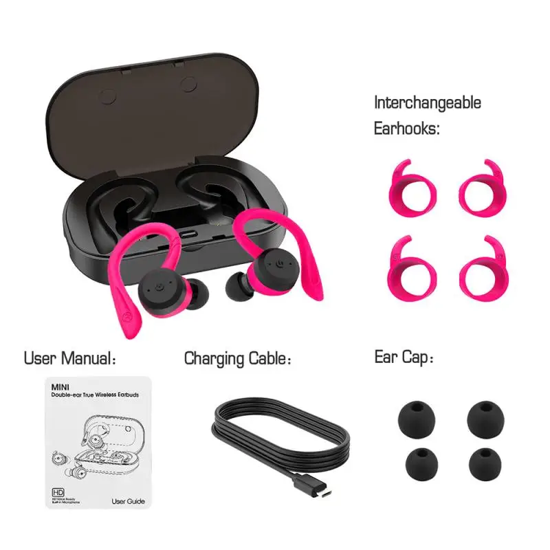 Mr NEW BE1018, беспроводные наушники, Bluetooth 5,0, басы, шумоподавление, TWS, наушники с зарядной коробкой, микрофон, наушники для смартфона