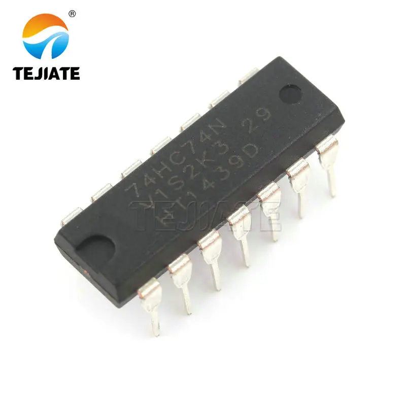 10PCS-SN74HC74N-DIP14-SN74HC74-DIP-74HC74-DIP-14-new-and-original-IC