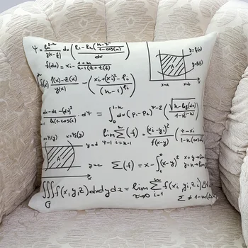 

Mathematical Formula Pillow Covers Cases Cushion Pillowcase Square Print