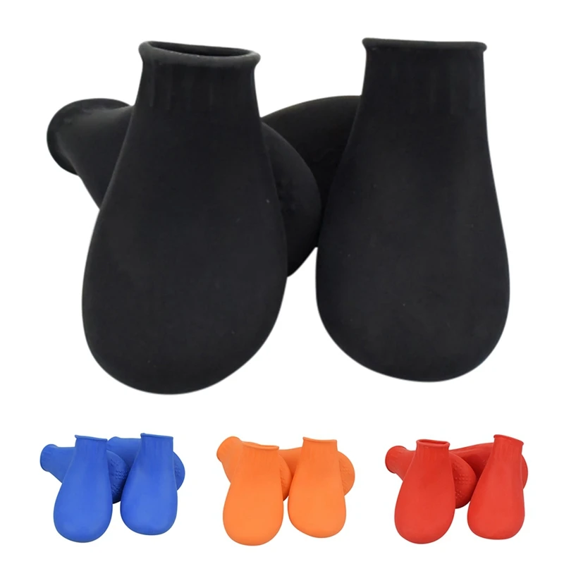 4pcs Pet Boots Socks Waterproof Rubber Rain Dog Shoes Non Slip Outdoor Puppies Cachorro Shoes Candy Color Pet Paw Protectors