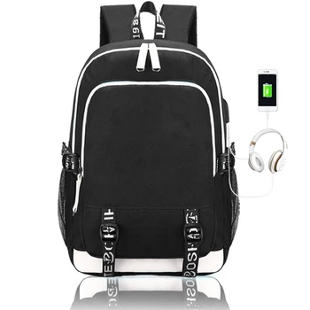 

Luminous Backpack School Bag for Boys Girls To School Travel Lumions Backpack with USB Charging Student Bag