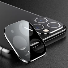 Защита от царапин для iPhone 11 Pro Max объектив полное покрытие защита из закаленного стекла+ чехол с металлическим кольцом из титанового сплава защитный чехол для камеры