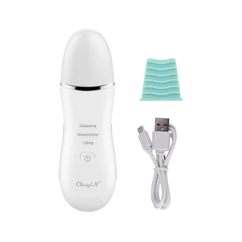 

Ultrasonic Face Massager USB Rechargeable Skin Scrubber 3 Modes Blackhead Remover Skin Peeling Face Cleaning Brush Machine