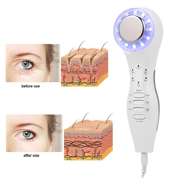 

4-In-1 Photon Face Massager Beauty Tool LED Electric Facial Cleaner Massager Beauty Device Instrument Skin Care Ultra-sonic