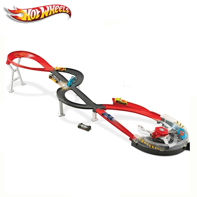 Hot Wheels оригинальный робо Акула Frenzy автомобиль трек игрушки Модель автомобиля для