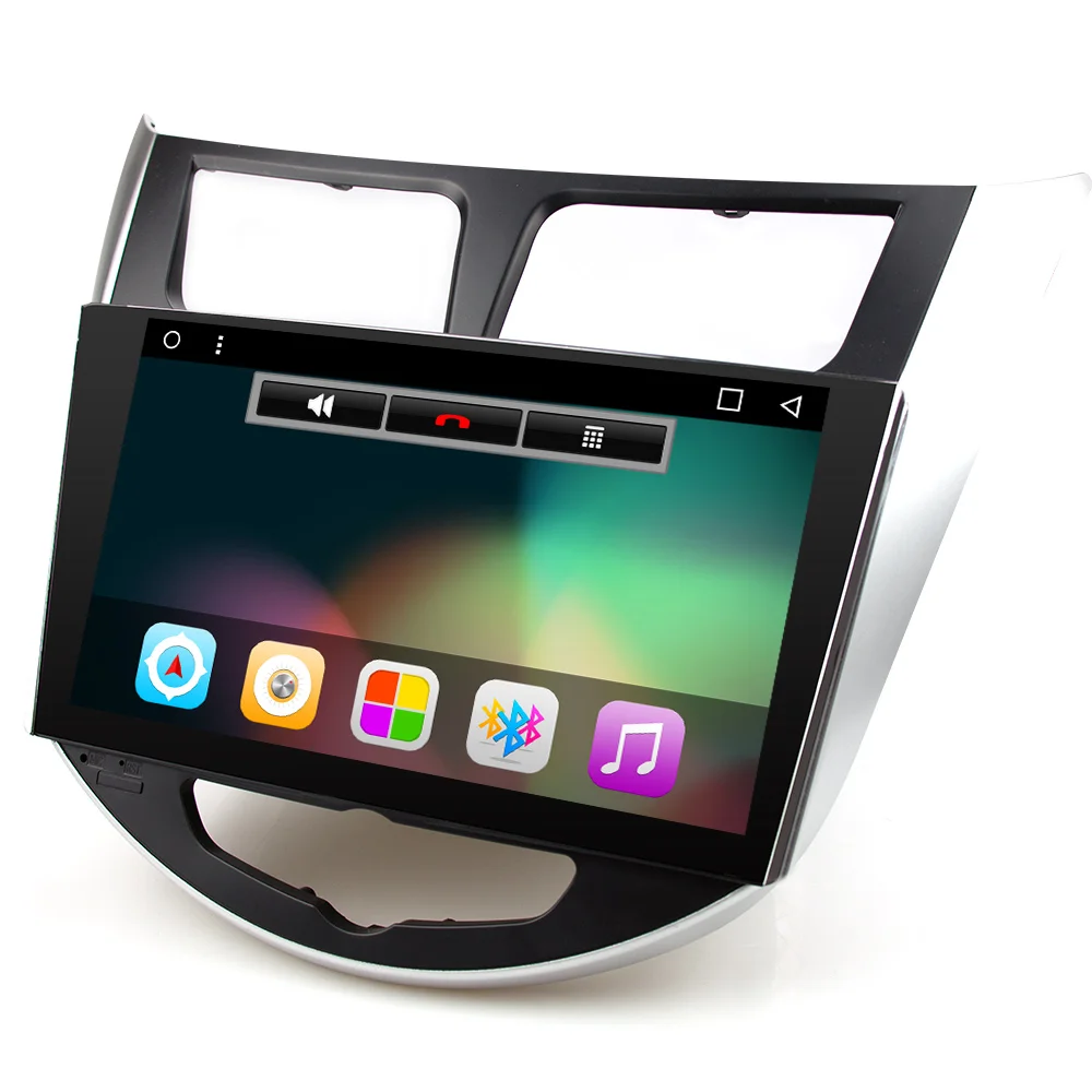 Автомагнитола Eunavi TDA7851 2 din 9 дюймов Android 8 1 GPS навигация стерео видео для Solaris Verna Accent