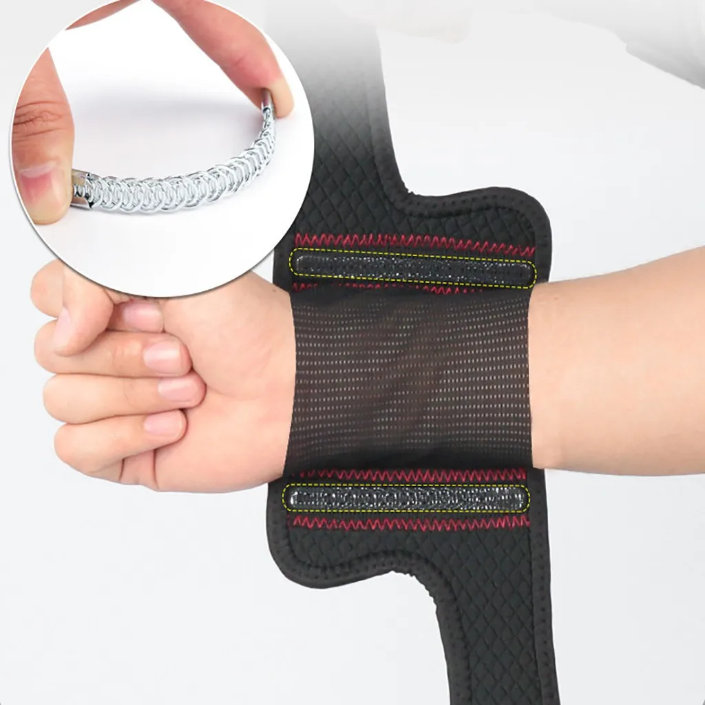 Защитные подушечки для запястья Регулируемый эластичный бандажный браслет Bracer