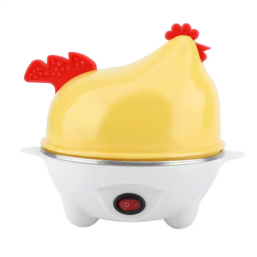 7 Eggs Electric Egg Boiler Chicken Shape Eggs Cooker Multifunctional Corn Steamed Heating Milk Kitchen Breakfast Utensil 4