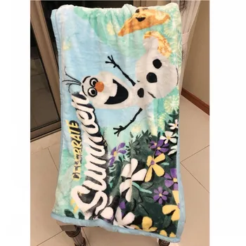 

Disney Cartoon Olaf Raschel Blanket Throw 70x100cm for Baby Boys Girls on Bed Sofa Plane