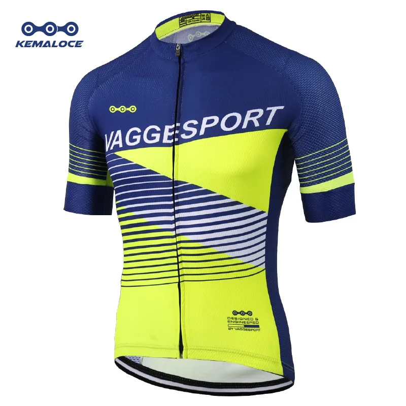 thumbnail image 1 of Camiseta de ciclismo KEMALOCE Coolmax Plain MTB Equipment Retro Pro Bike Camisetas Dry Fit Cool High Visibility Ropa de ciclista Camisetas, 1 of 5