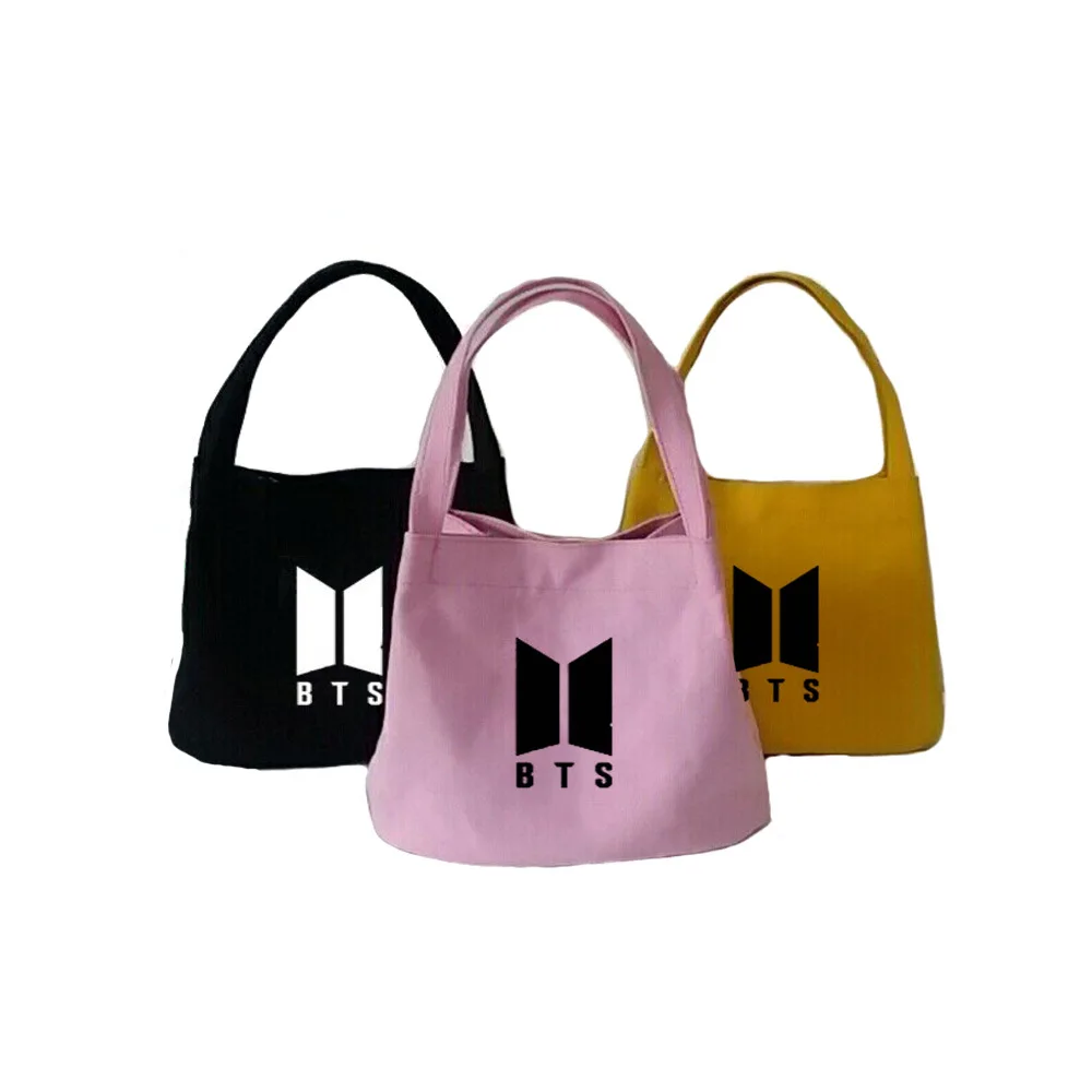 

BTS Related Celebrity Inspired Canvas Bag Sling Bag Crossbody Bag Korean-Style Multi-Color Canvas Shoulder Bag Student