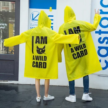 

Yellow Raincoat Adult Outdoor Overalls Waterproof Men Transparent Raincoat Women Impermeable Lluvia Waterproof Suit 60R011