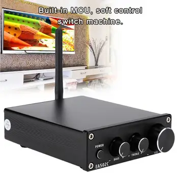 

EA502C 50W*2 Bluetooth APTX Digital HIFI Power Amplifier Digital Power Amplifier 110-240V PA3116D2+CSR64215+NE5532 chipset