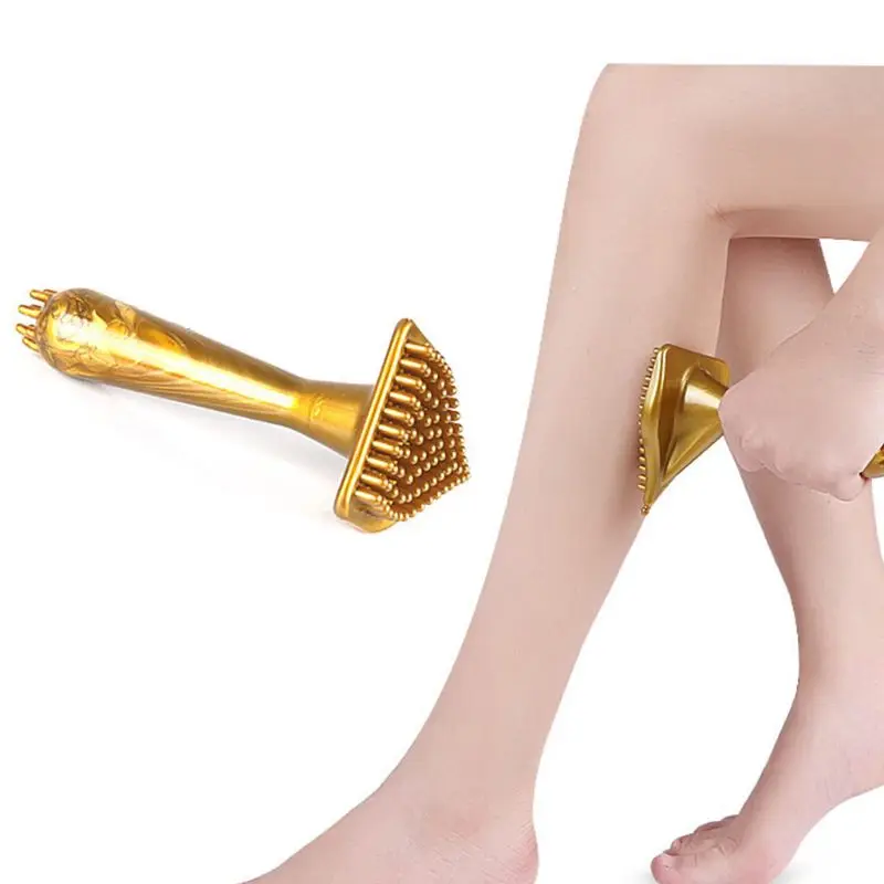 

Meridian Massage Brush Relieve Fatigue Magnetic Scraping Therapy Gua Sha Tool U2JD