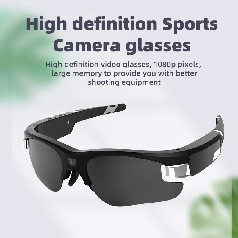 

Outdoor shooting sports HD camera video glasses support 256GB card mini 1080p DV supporting video recording and take photos