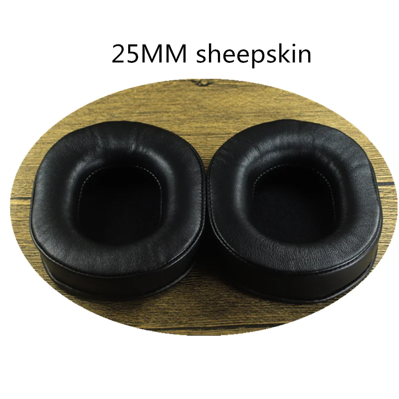 Овчина наушник для Audio-Technica ATH-M20 M30 M40 M50 M50X M70X MSR7 Наушники Замена ушные подушечки подушки амбушюры - Цвет: Thicken sheepskin