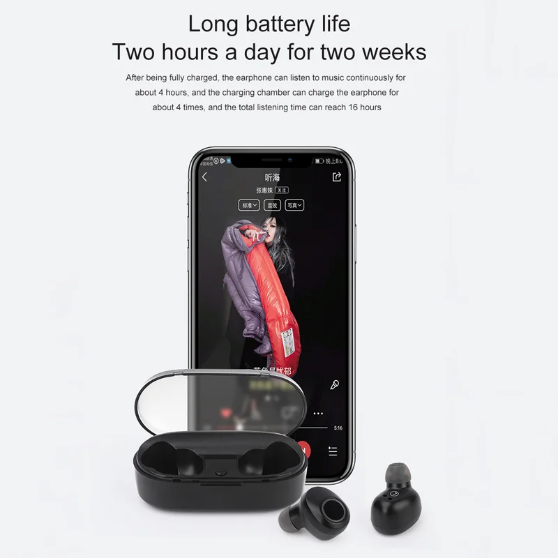 OTTWN TWS 5,0 беспроводные bluetooth-наушники наушники с большим количеством звеньев коробка Спортивная гарнитура с дисплеем питания Поддержка музыки