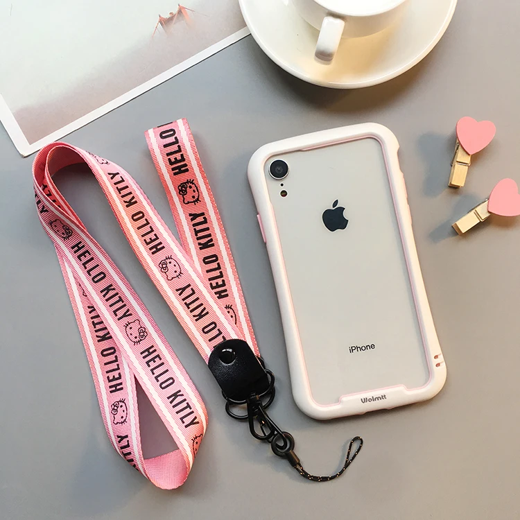 Розовый Мягкий бампер для iPhone XS max XR X ярких цветов с небольшой талией для iPhone 8 8plus 6 6SP 7 7P рамка Fudas+ ремни - Цвет: Розовый