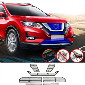 

Stainless Front Grille Insert Net Insect Sning Mesh Cover Trim for Nissan X-Trail X Trail T32 Rogue 2017-2020