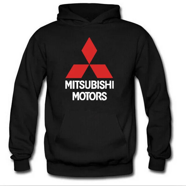 Толстовки для мужчин Mitsubishi с логотипом автомобиля Толстовка принтом Сезон