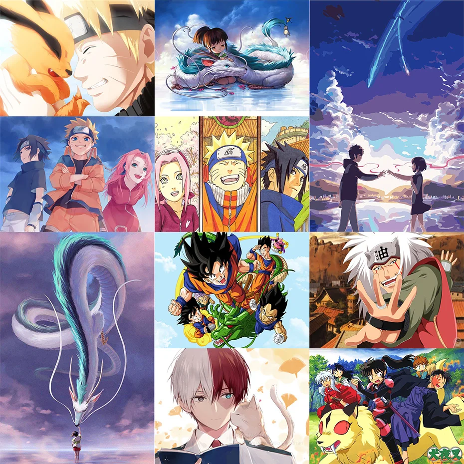 Japanese-Anime-Series-Acrylic-Drawing-DIY-Painting-By-Numbers-Hand-Painted-Oil-Painting-Wall-Art-Picture