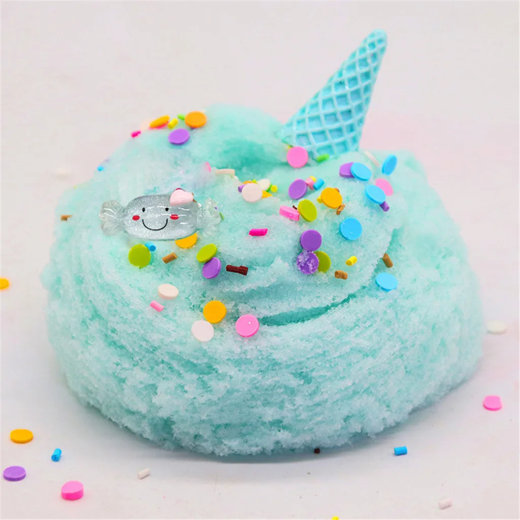 DIY Slime игрушки для детей принадлежности Набор для фруктов облако Slime ароматерапия давление детская Slime игрушечная модельная глина speelgoed