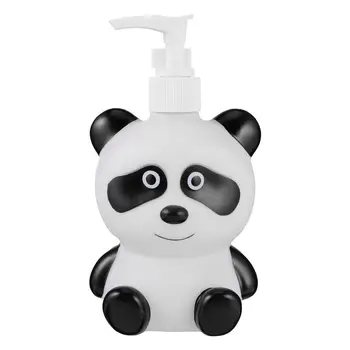 

1Pc 300ml Kids Cartoon Empty Emulsion Pressing Bottle Shampoo Dispenser Adorable Multifunctional Liquid Container