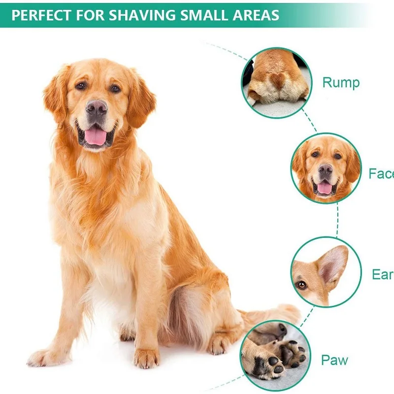 Dog Grooming Clippers Cat And Small Dog Clippers Low Noise Electric Pet Trimmer Trim Paws Eyes Ears Face Around The Hair pet clipper dog hair trimmer pet hair trimmer dog clipper