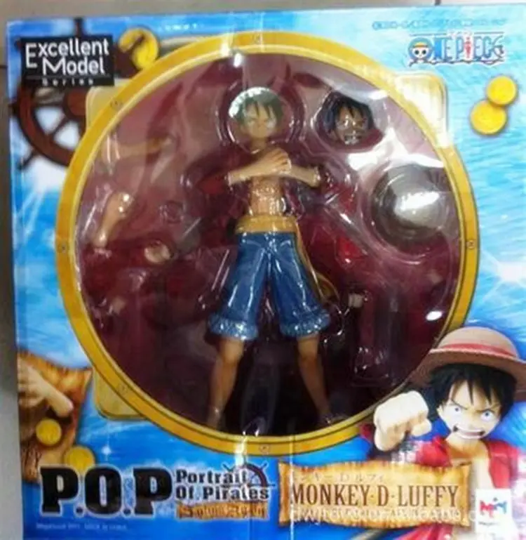 

Cheng yuan Anime Garage Kit Toy Pirate/Sea King 2 after Spring Festival Pop Luffy Anime Model Ornaments