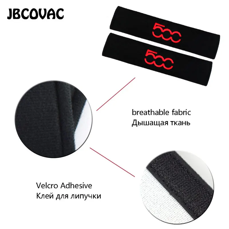 car seat belt cover for fiat abarth 500 (2)