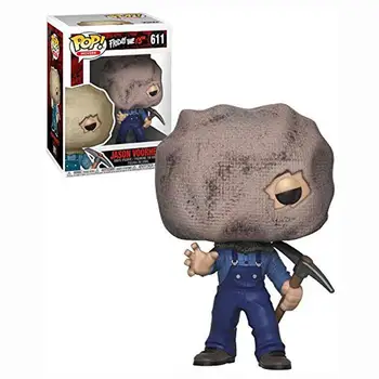 

Funko POP Friday the 13th Boy #611 JASON VOORHEES Vinyl Action Figures Collectible Model Toys For Children Gifts