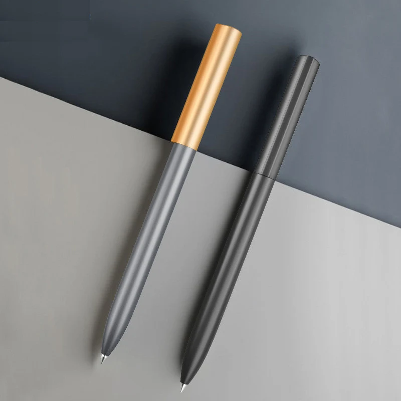BEIFA Metal Sign Pen Ballpen Mijia Signing Pen 0.5MM PREMEC Smooth Switzerland Refill Black Ink Japan Office School Gift