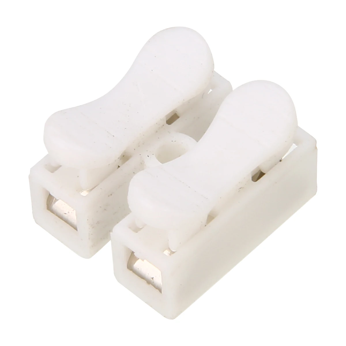 

30pcs Multi-use CH2 Quick Splice Self-locking Wire Electrical 2Pins Cable Connectors Terminals for Tapping into Wires to Test