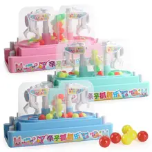 Мини-шарики захватывающая Игрушка имитация механического ручного крана обучающая ловля дуэт игра игрушка для детей детские игры для вечеринок