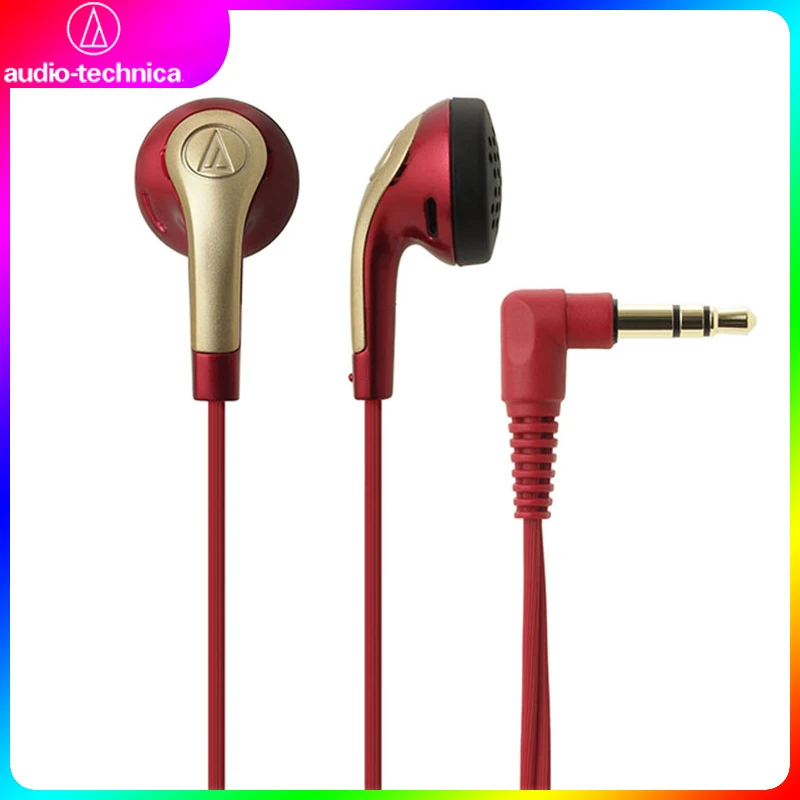 

Audio Technica ATH-C999 3.5mm Wired Earphone Flat-head Earbud Tri-band Equalization Pure Sound Music Earphone for iPhone/Android