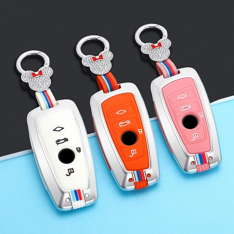 Auto Chiave A Distanza Borsette Caso Della Copertura Fob In Fibra di Carbonio Per BMW F20 F30 G20 f31 F34 F10 G30 F11 X3 F25 X4 I3 M3 M4 1 3 5 Serie - H8e779176f3504be2aa0e2e12459a5a74s