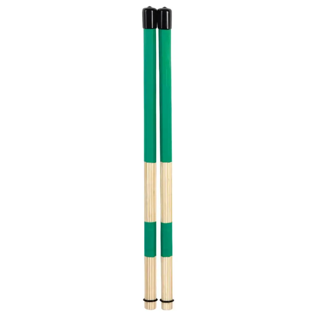 Pack of 2 Bamboo Jazz Drum Sticks Rods Beaters Green for Adults Drummers Beginners Pack of 2 Bamboo Jazz Drum Sticks Rods Beaters Green for Adults Drummers Beginners