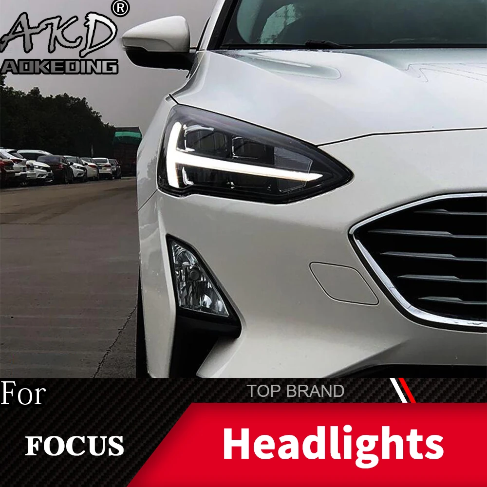Головной фонарь для автомобиля Ford new Focus 5 фары Противотуманные фары Дневные ходовые огни DRL H7 светодиодный Биксеноновая лампа автомобильные аксессуары
