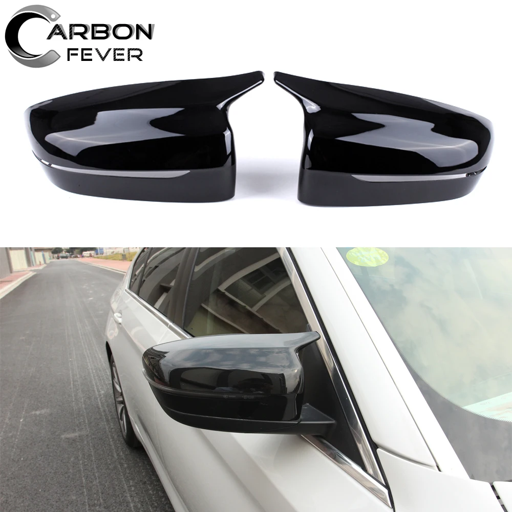

For BMW 3 Series G20 ABS Rearview Mirror Cover Glossy Black 1 Pair