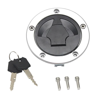 

Fuel Gas Tank Cap Protector Pad Cover With 2 Keys for NINJA ZX 14R