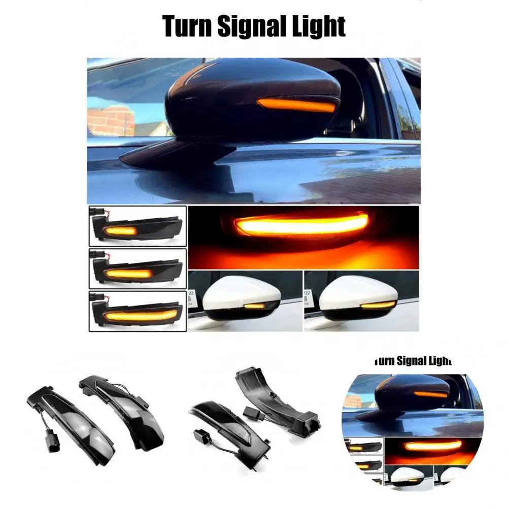 

Blinker Light ABS LED Indicator Sturdy Plug Play Great Water Flowing Turn Signals 6325J5 6325J4