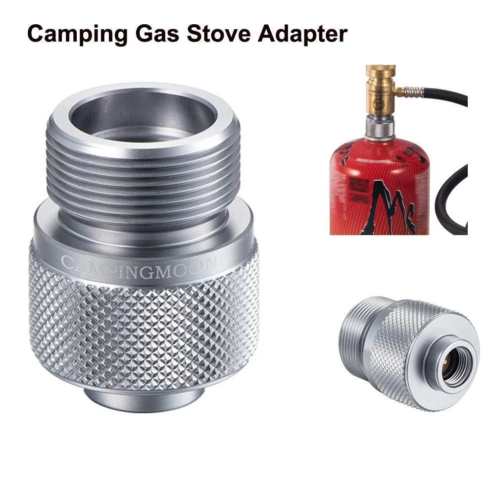 

Camping Gas Stove Adapter Convertor Lindal Valve Canister to 1L Propane Tank or Welding Torch MAPP Gas Cans