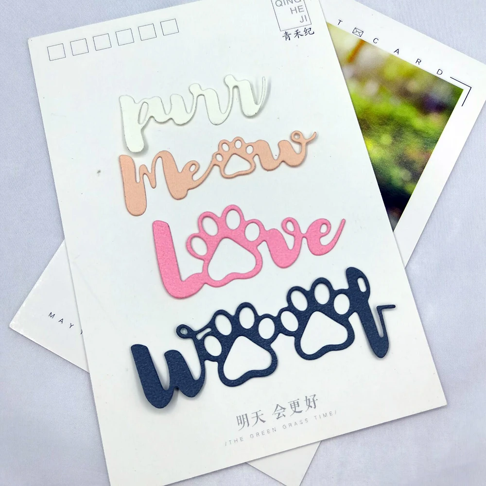 Metal Cutting Dies New Arrival 2021 For Scrapbooking Words Dies