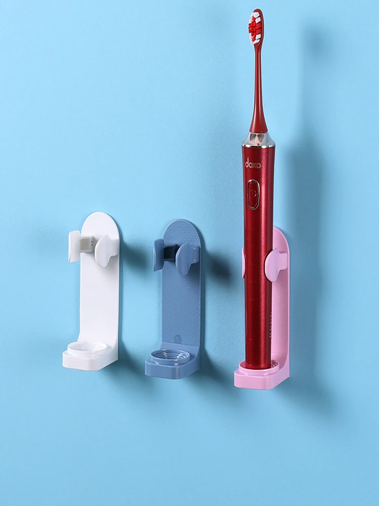 Electric Toothbrush Holder Traceless Rack Wall-Mounted Toothbrush Base Adapt Holder Bathroom Accessories toothbrush holder