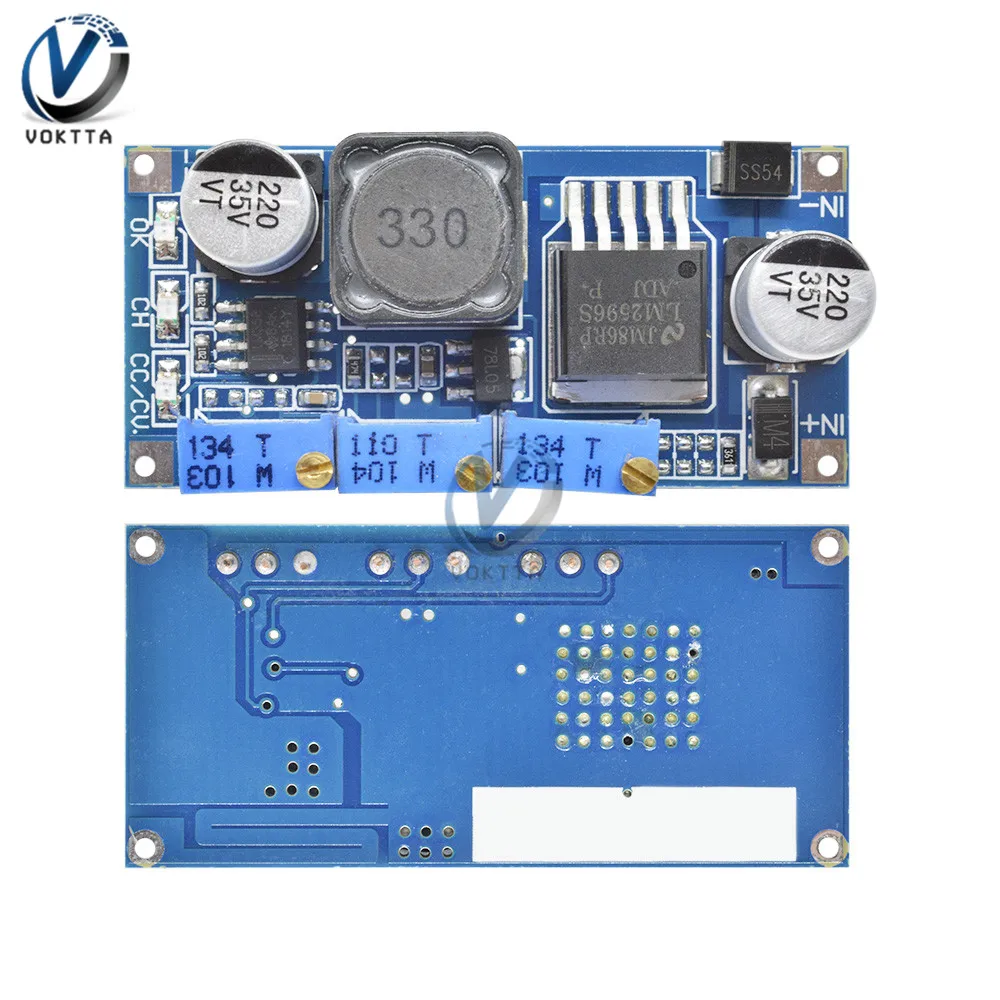 2 шт. LM2596 светодиодный драйвер DC-DC 7 V-35 V до 1,25 V-30 V 3A Регулируемый Напряжение регулятор преобразователь понижающий Регулируемый Питание