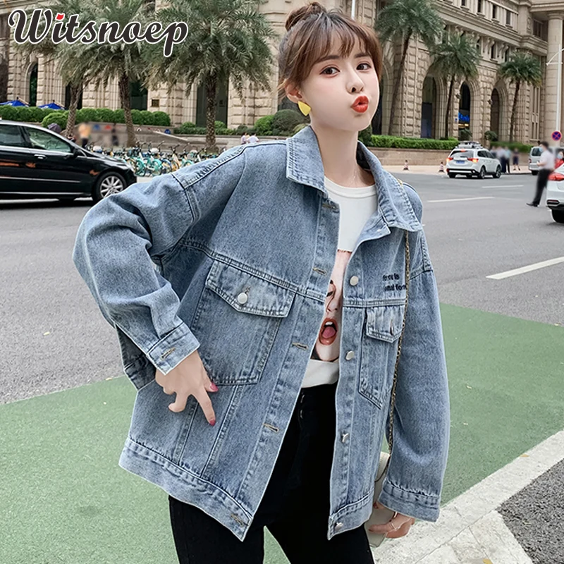 Witsnoep Women Denim Jacket Coat 2021 