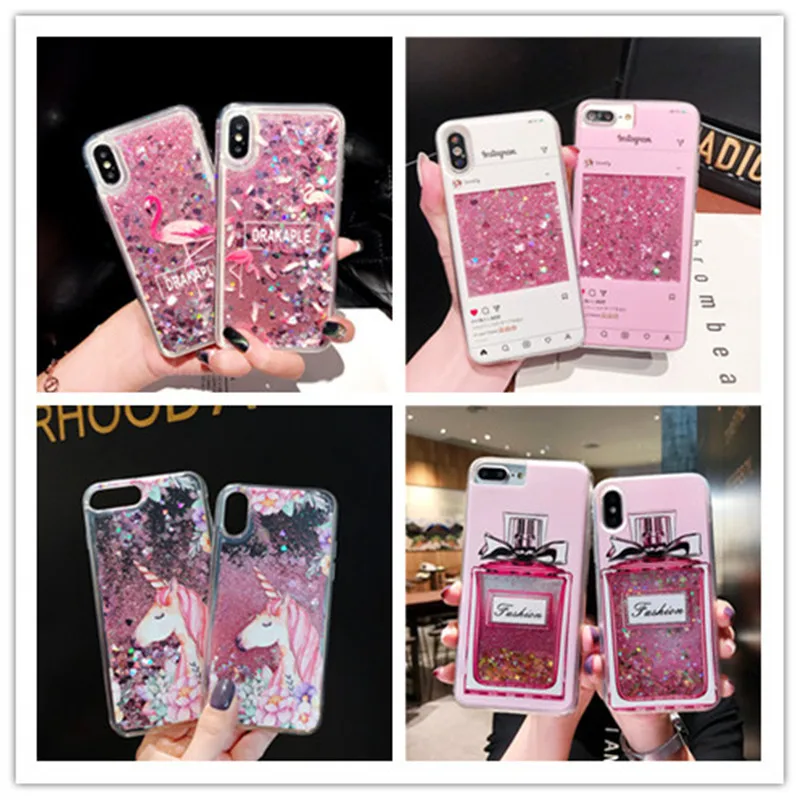 Чехлы с зыбучим песком для Huawei P30 Lite P20 Plus Pro P10 селфи P9 P8 2017 P Smart 2019 Enjoy 7S Nova 4E