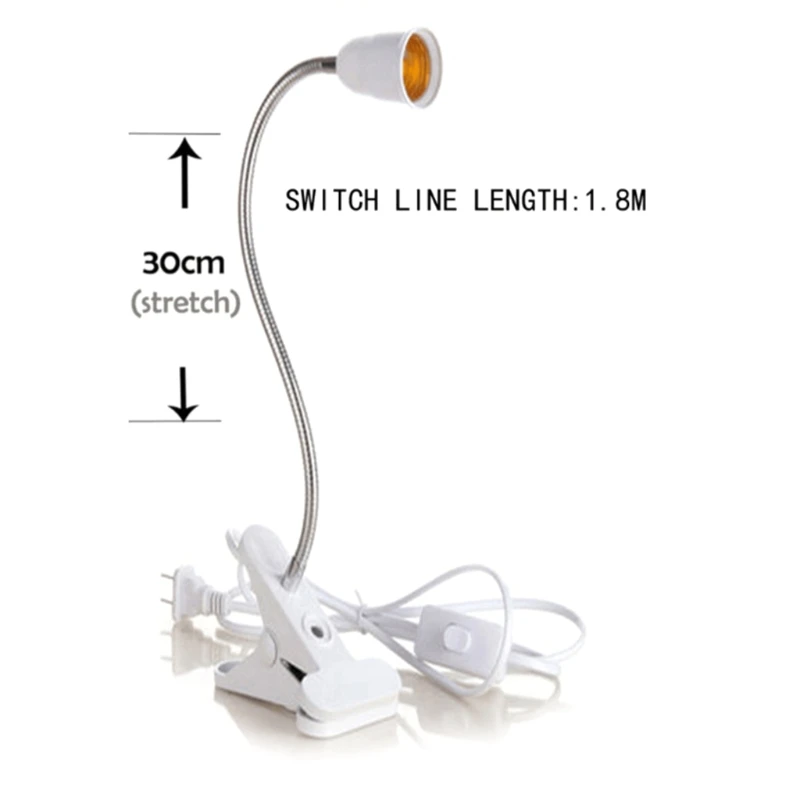 

Clip Folding LED Plant Grow Light 24W AC85-265V Full Spectrum Lamp for Plants Flowers Seedling Hydroponics