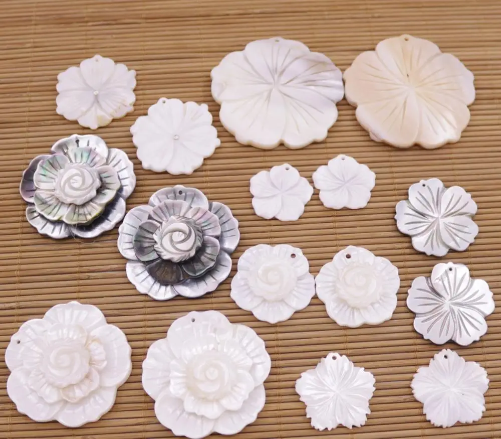 Pearl Shell Flower Jewelry Jewelry Mother Pearl Pendant Mother